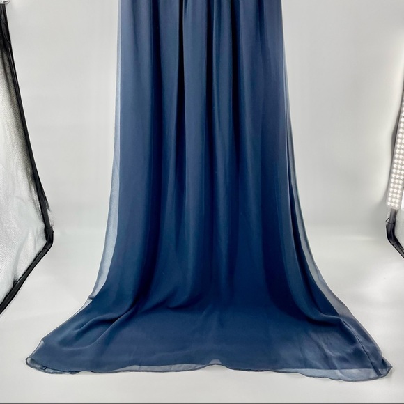 GIANNI BINI Geneva Sheer Lace Halter Maxi Dress - Picture 5 of 14